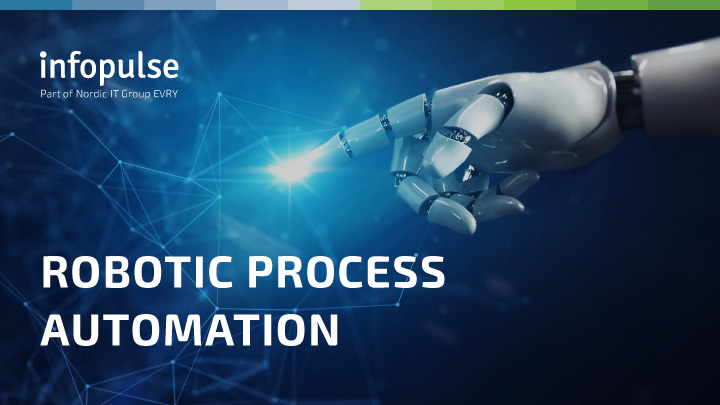 PDF cover of Robotic Process Automation