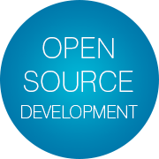 open-source-development-slogan-bubbles