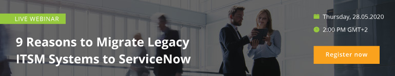 LIVE WEBINAR: 9 Reasons Why Enterprises Should Migrate ITSM to ServiceNow LIVE WEBINAR: 9 Reasons Why Enterprises Should Migrate ITSM to ServiceNow