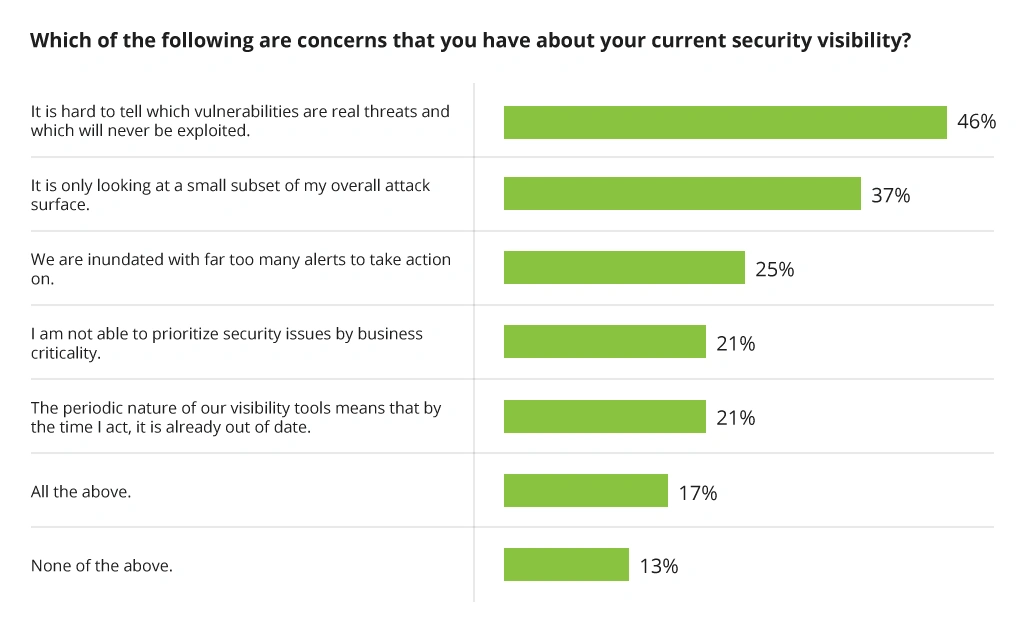 Top Cybersecurity Visibility Concerns&nbsp;