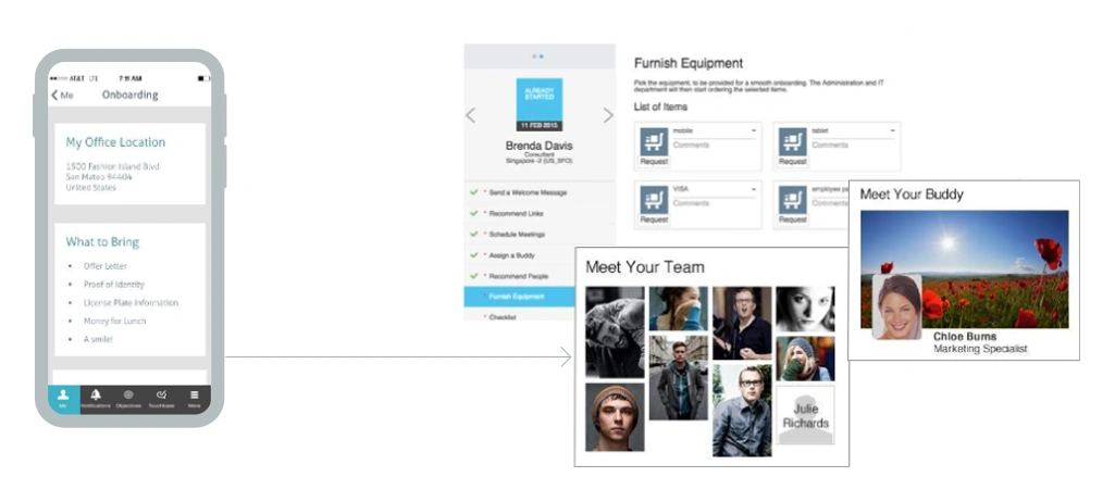 Onboarding Experience Sample Screen